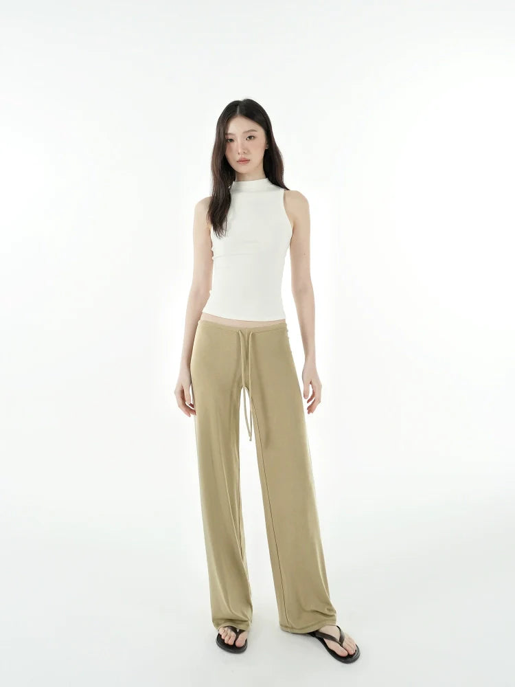 Jim Kennet Semi-turtleneck Sleeveless Slim Fit Stretch Vest