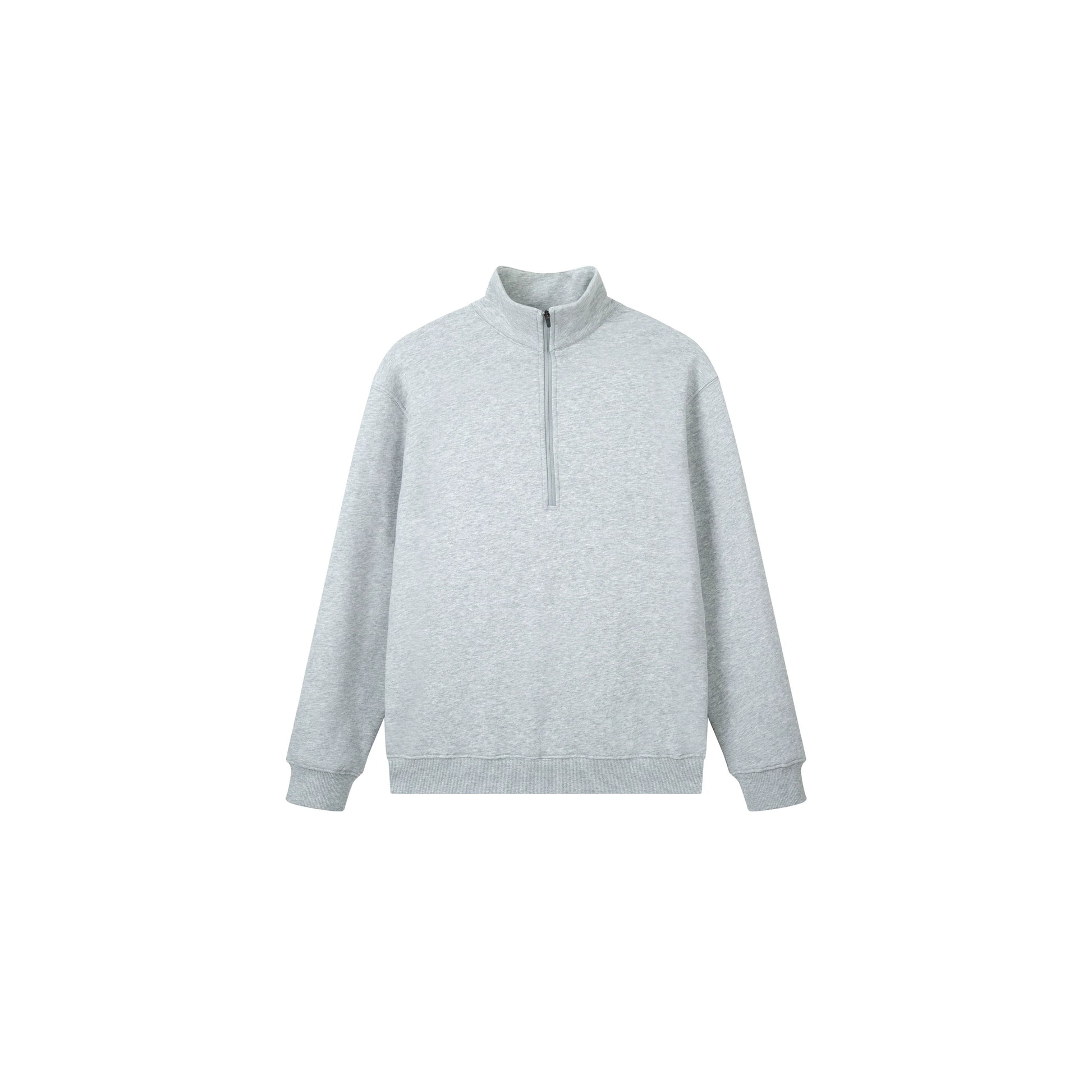 PLUS NO LOGO Half Zipper Polished Sweater