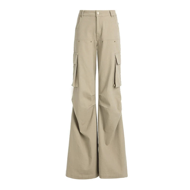 ABMY Slimmer Multi-pocket Design Sense Niche Cargo Pants
