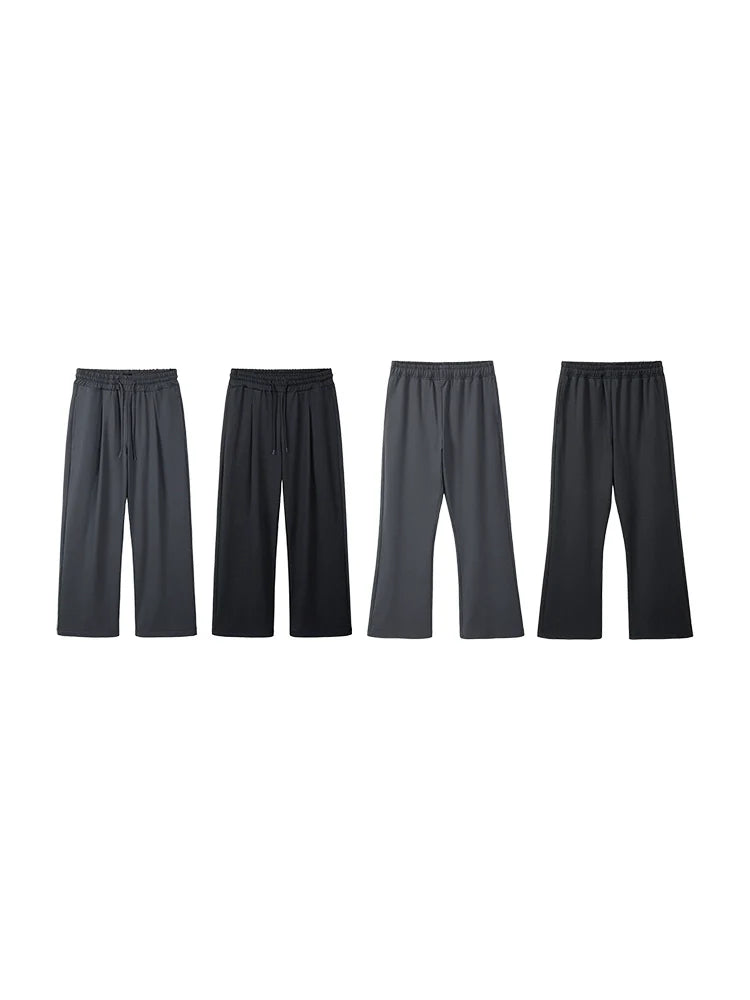 PLUS NO LOGO Micro-straight Sports Trousers