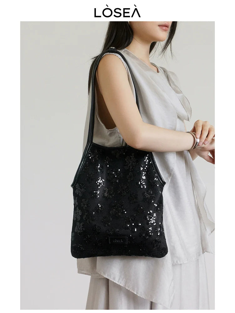 LOSEA Blingbling Sequined Premium Shoulder Bag