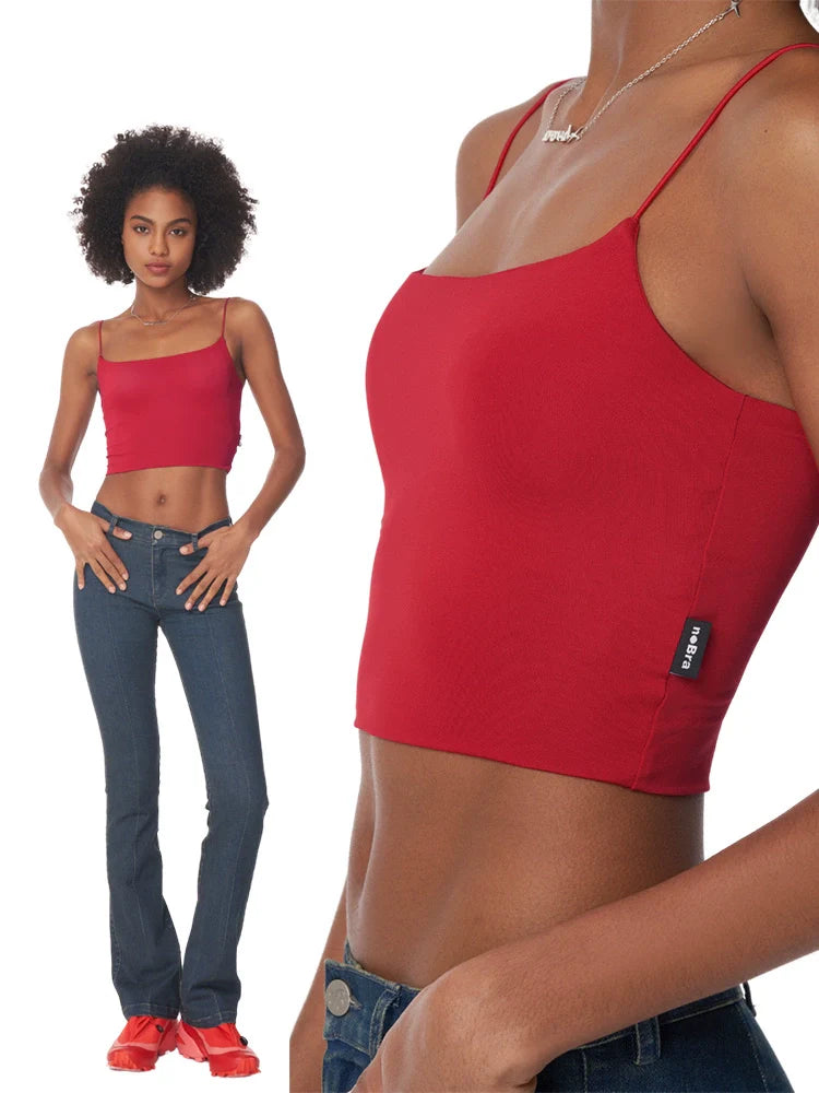 ABMY Self-contained Chest Pad Sexy and Thin Versatile Vest