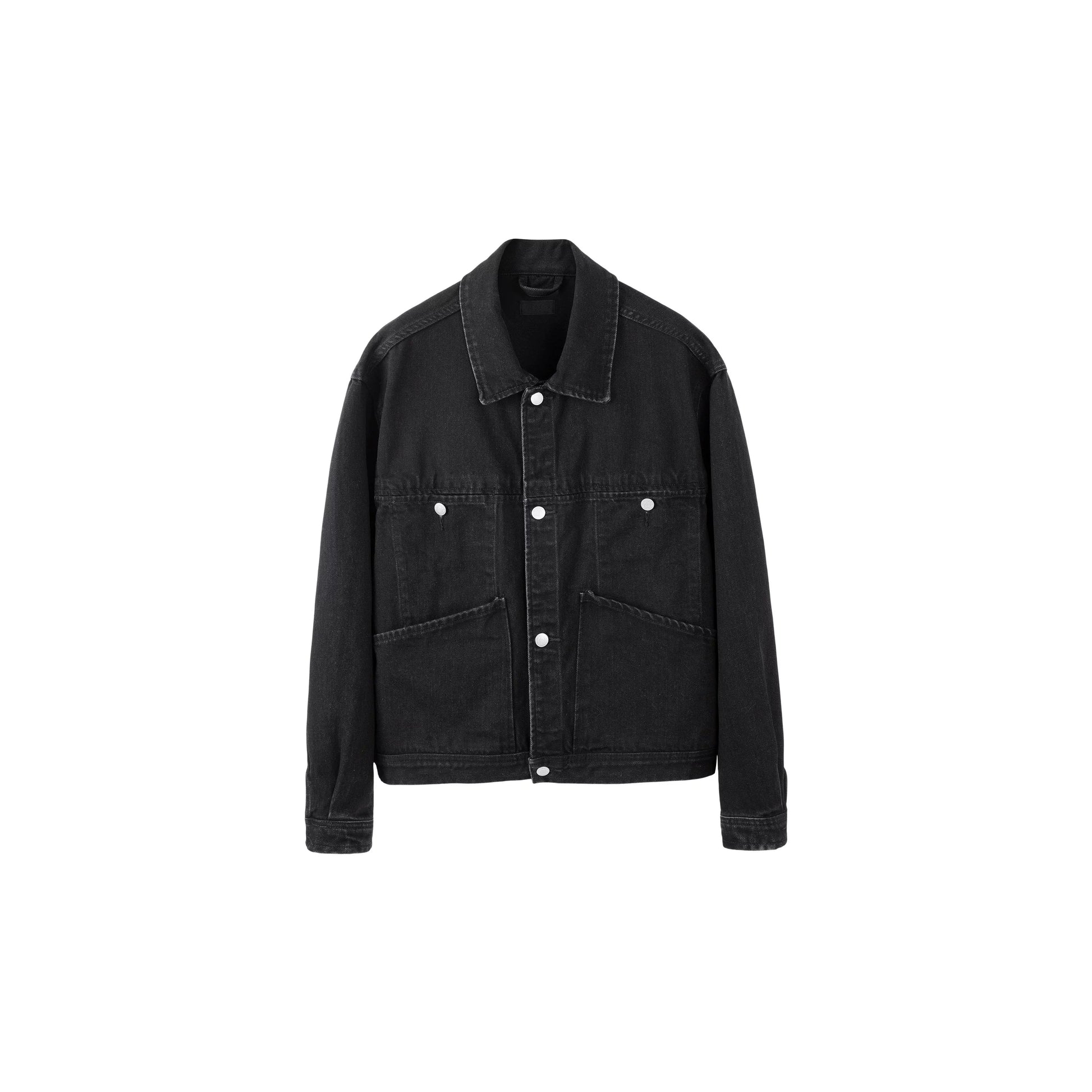 PLUS NO LOGO Washed Old Denim Jacket