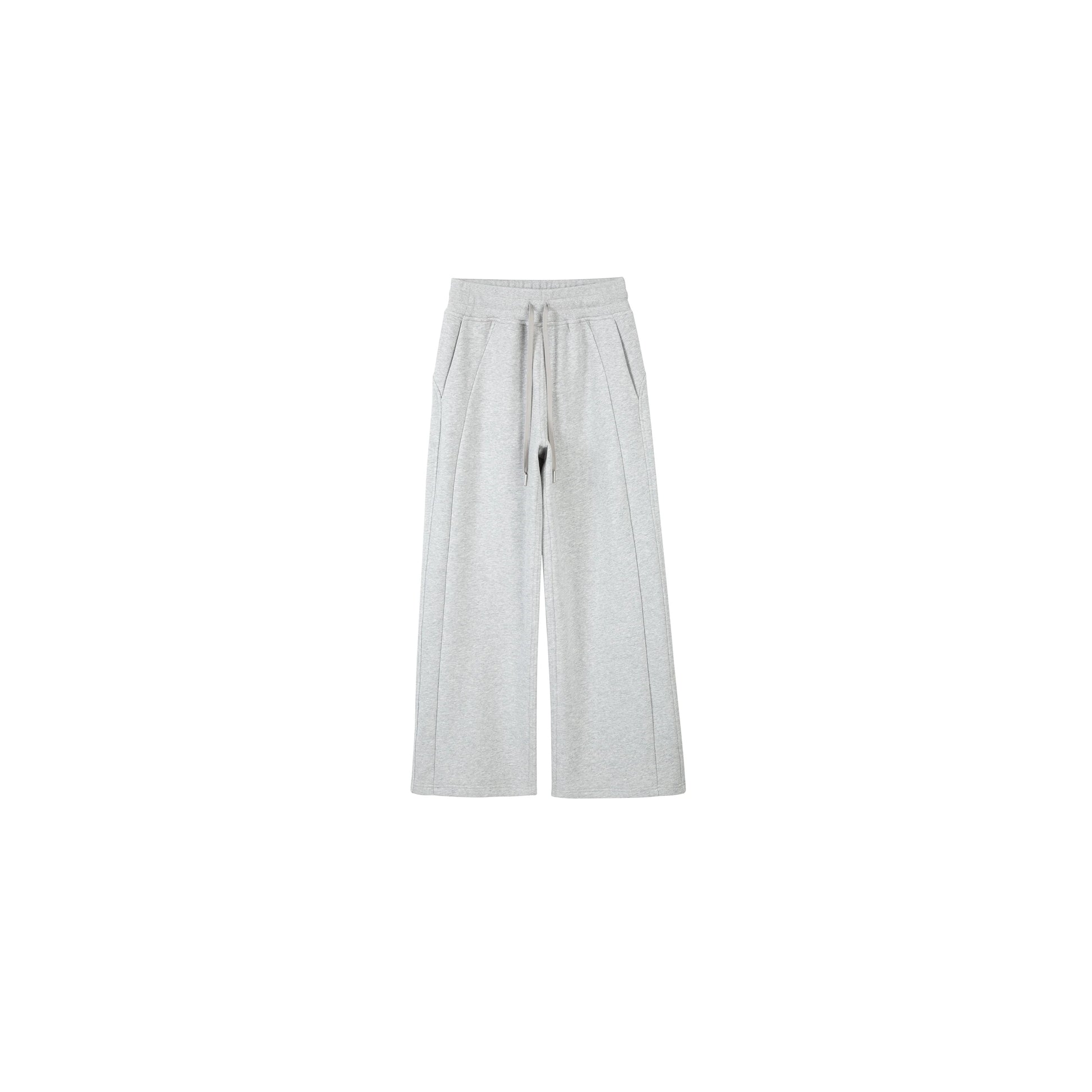 PLUS NO LOGO Scimitar Splicing Loose Wide-leg Sweatpants