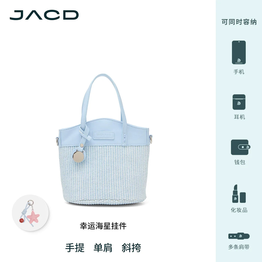 JACD Woven Beach Shoulder Messenger Bag