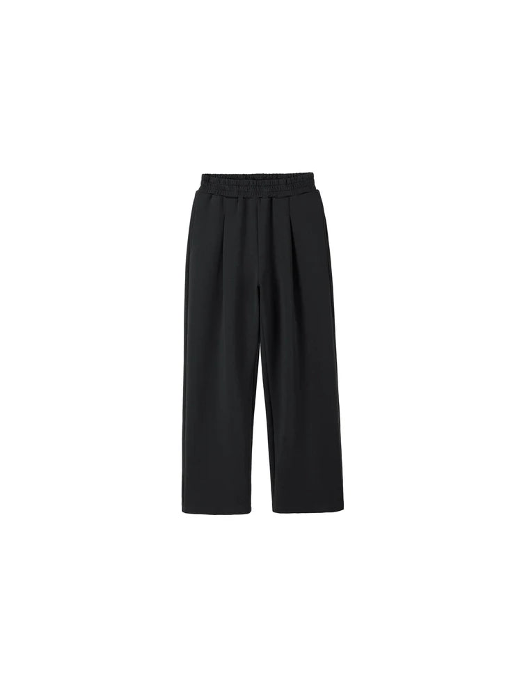 PLUS NO LOGO Lyocell Machete Straight Trousers