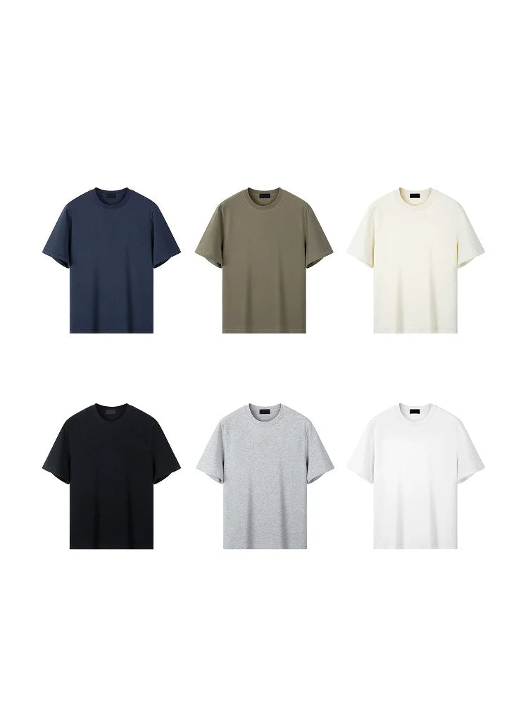 PLUS NO LOGO Cloud Velvet Single Stitch Tee