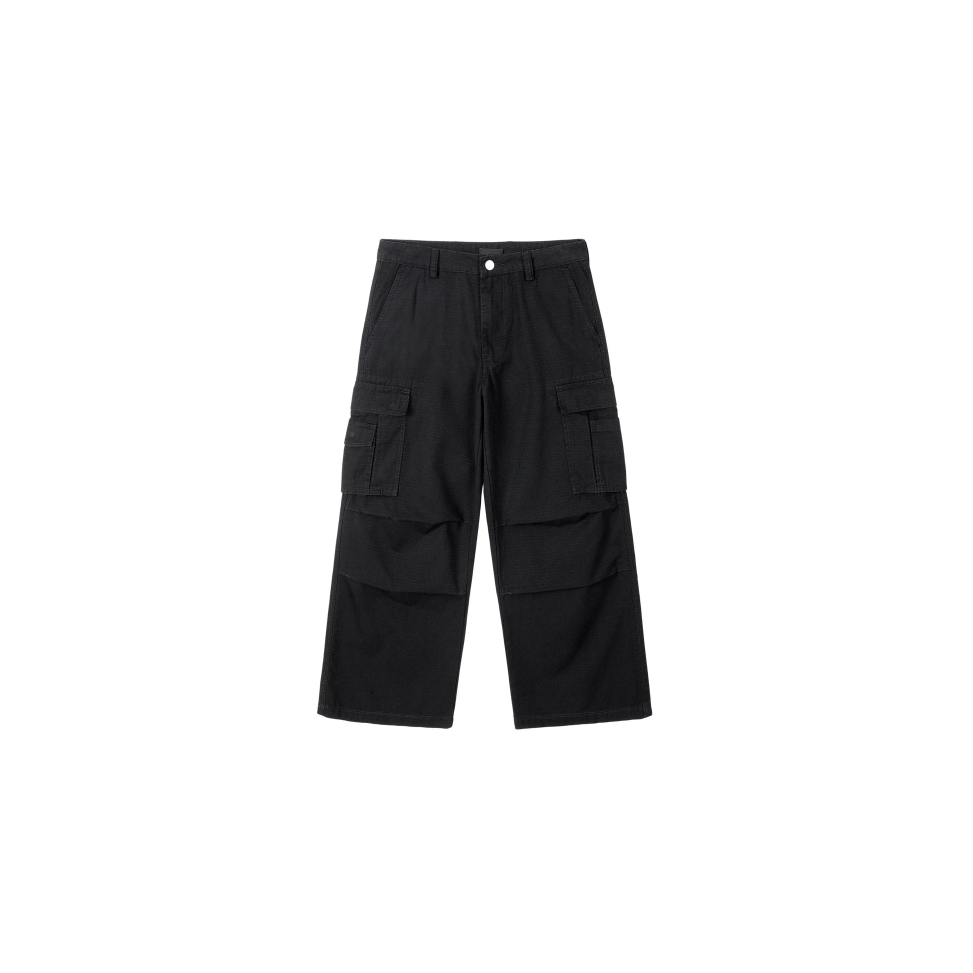 PLUS NO LOGO Washed Loose Wide-leg Cargo Pants