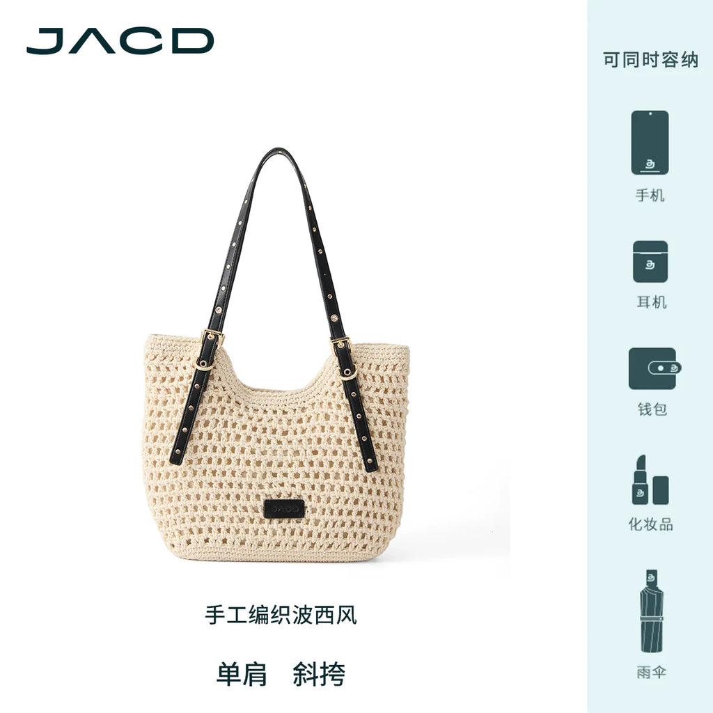 JACD Beach Holiday Woven Tote Bag