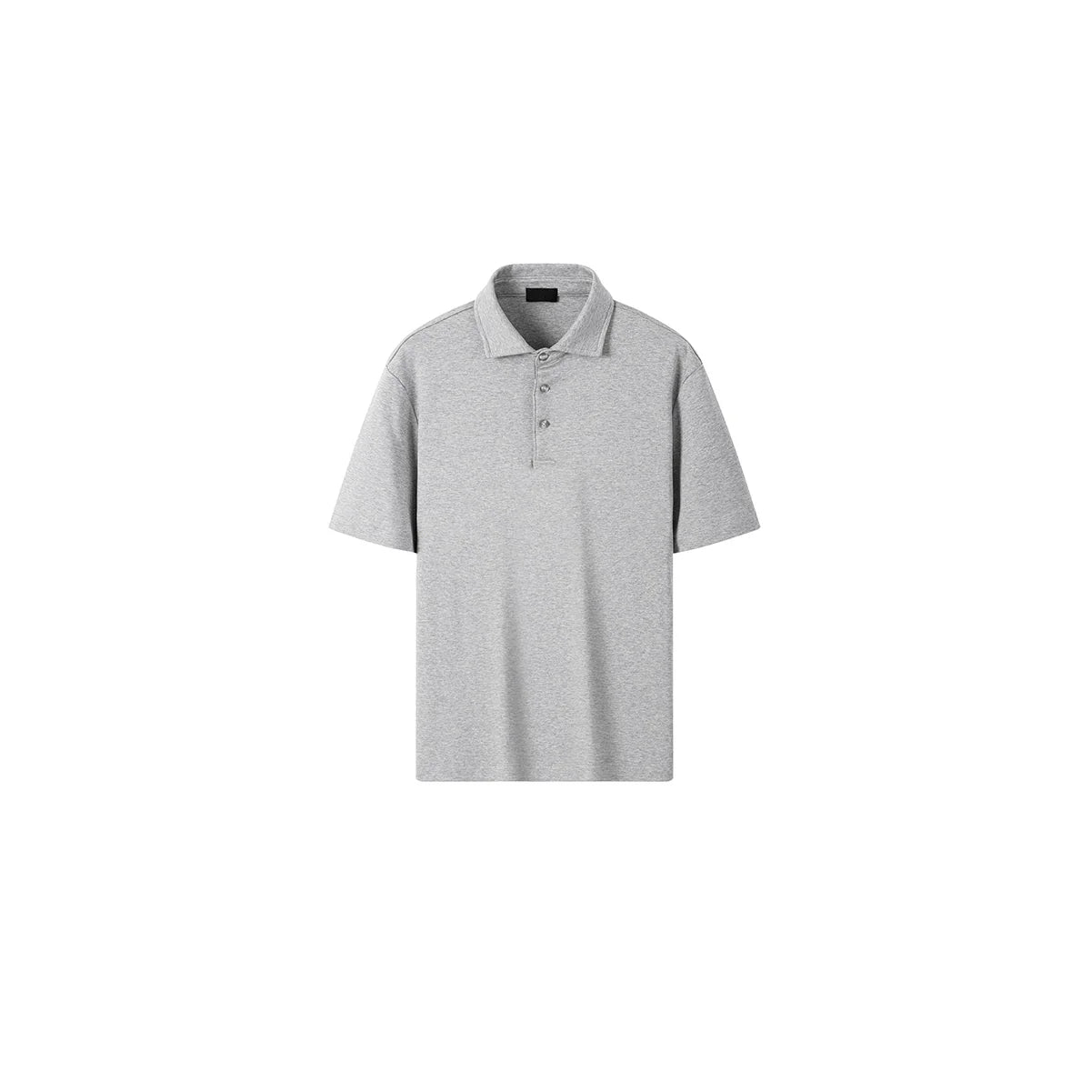 PLUS NO LOGO Casual Button Polo Shirt