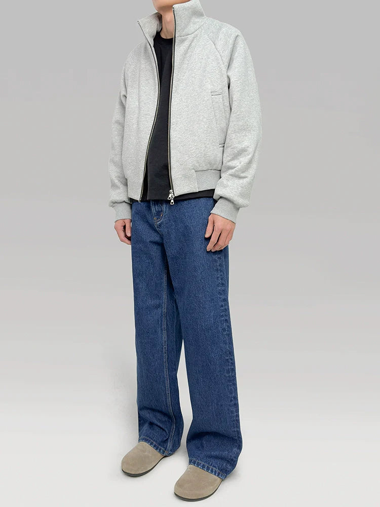 PLUS NO LOGO Loose Straight Washed Jeans