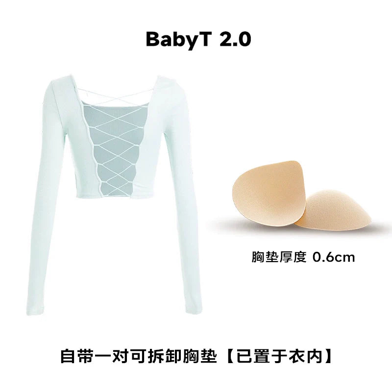 ABMY Back Hollow Strap with Chest Pad Tee