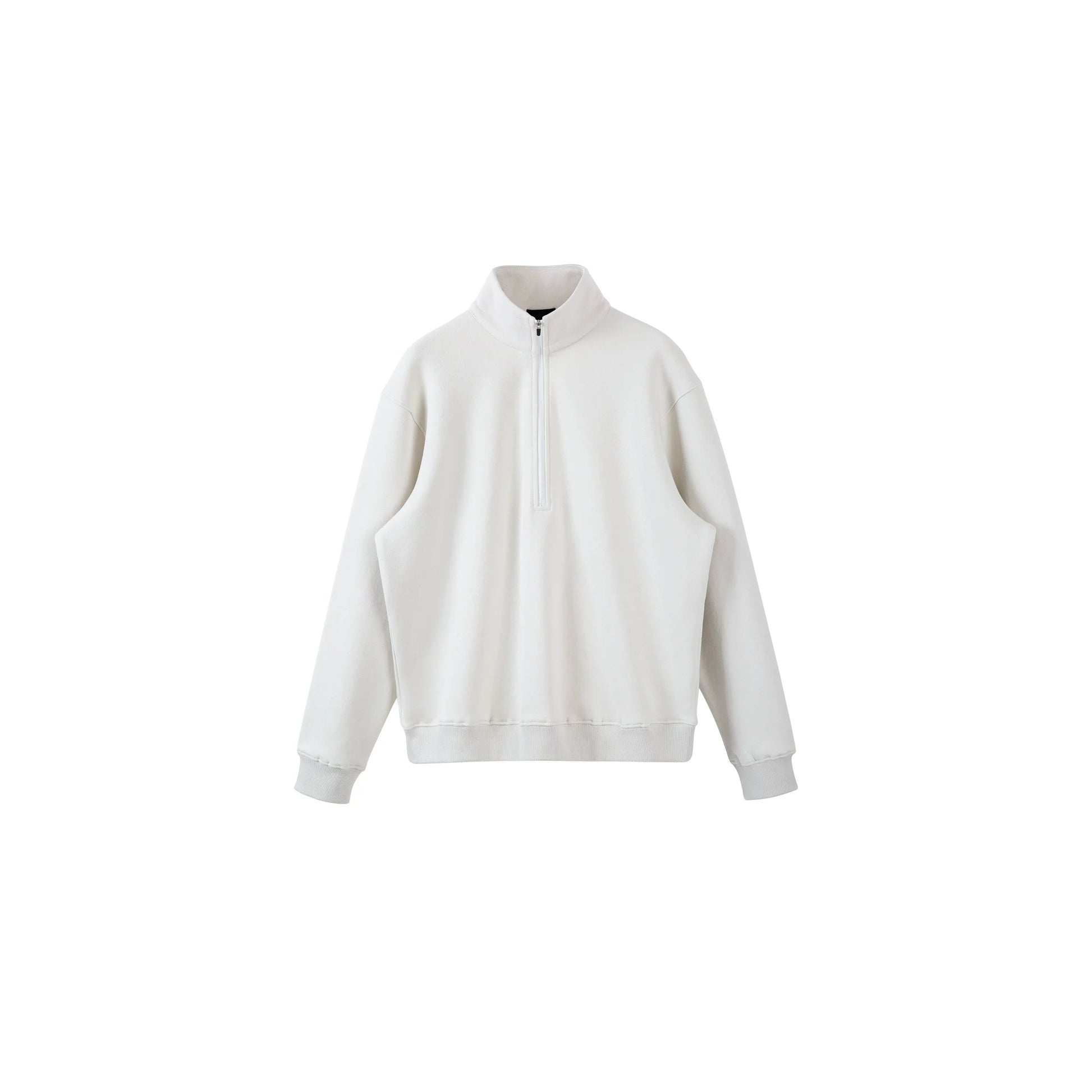 PLUS NO LOGO Half Zipper Polished Sweater