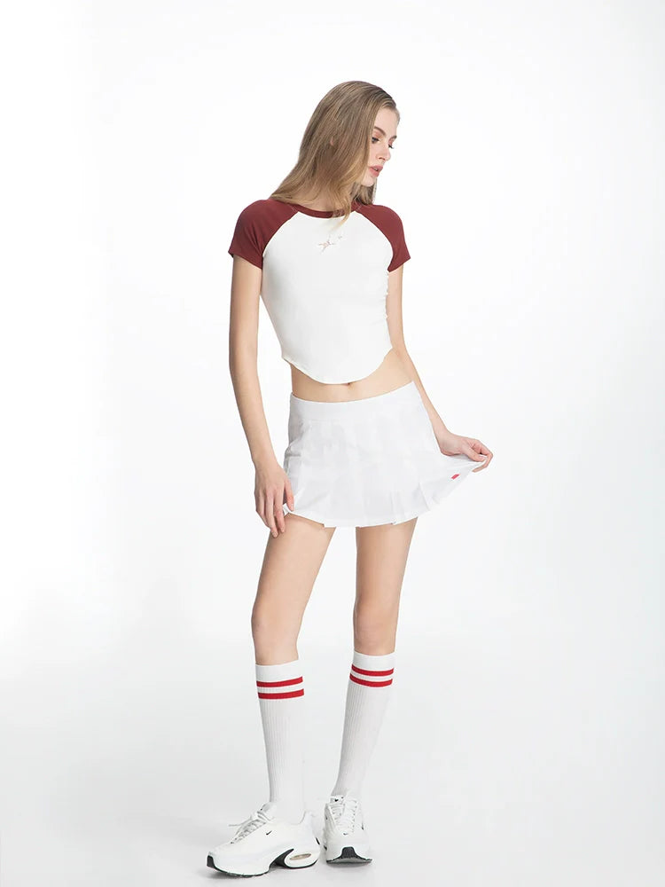 ABMY Hottie Low Waist Super Short Pleated Skirt