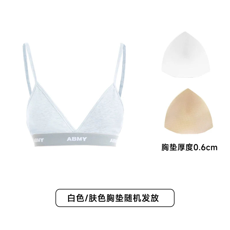 ABMY Triangle Cup Multi-color Steel-rimless Back Bra