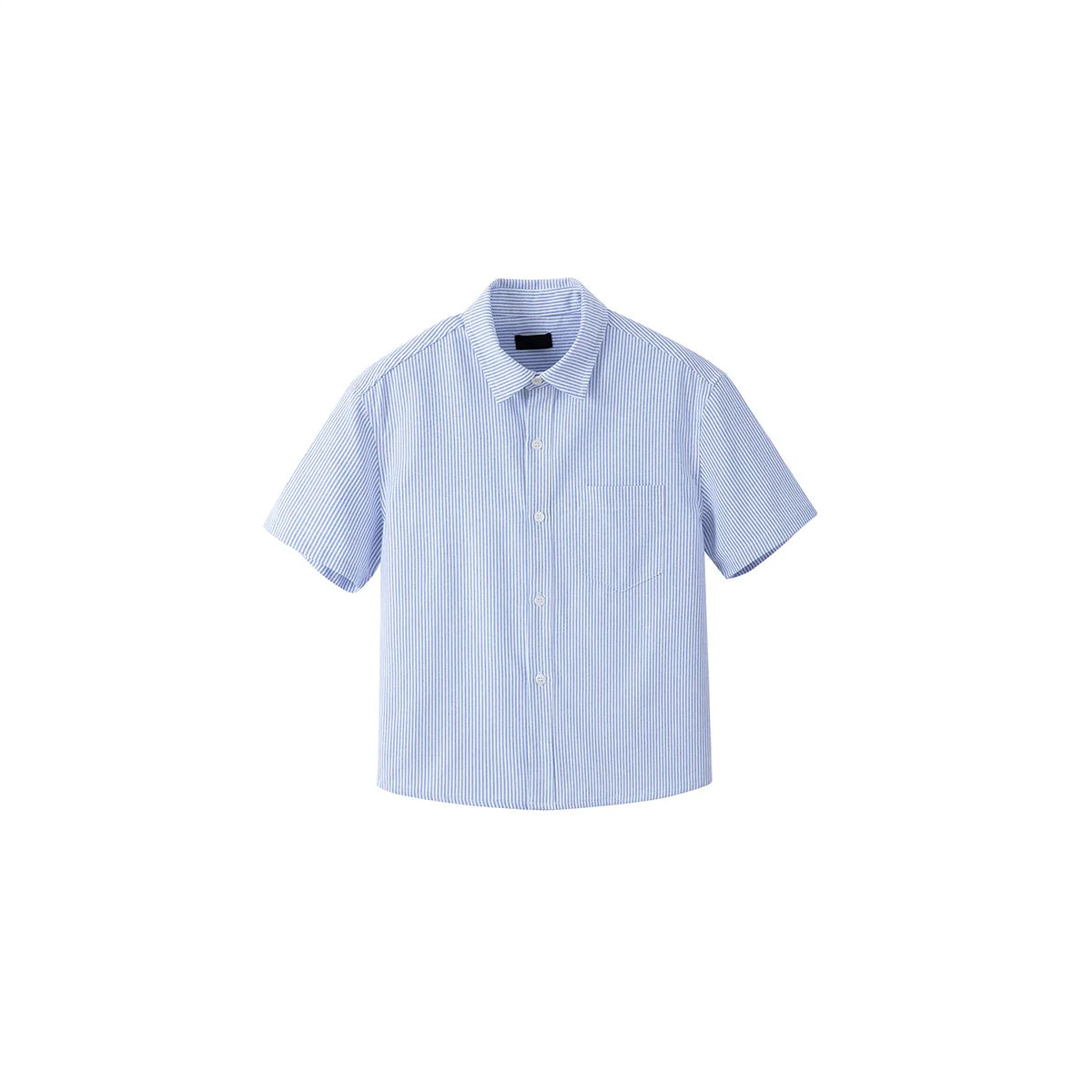 PLUS NO LOGO Striped Short Sleeve Shirt