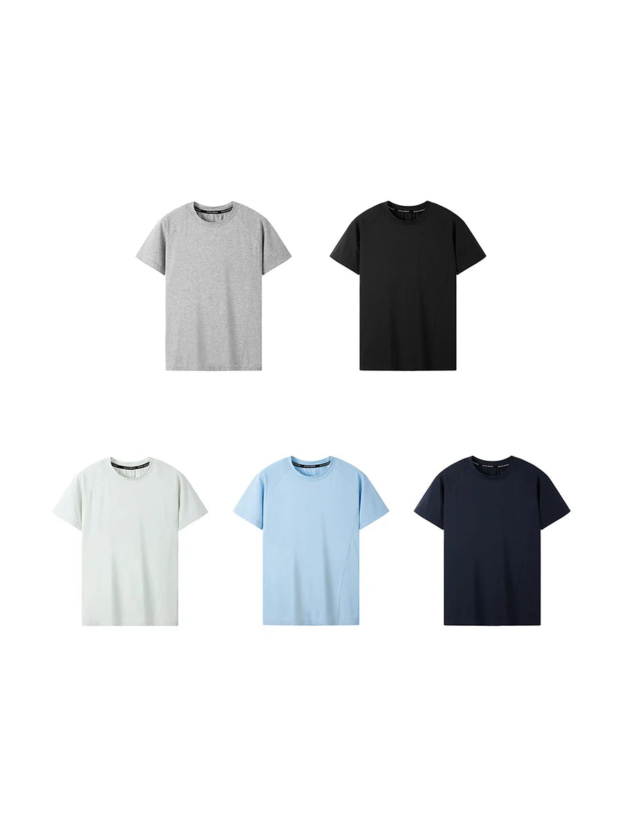PLUS NO LOGO Thin and Comfortable Side Seam Tee