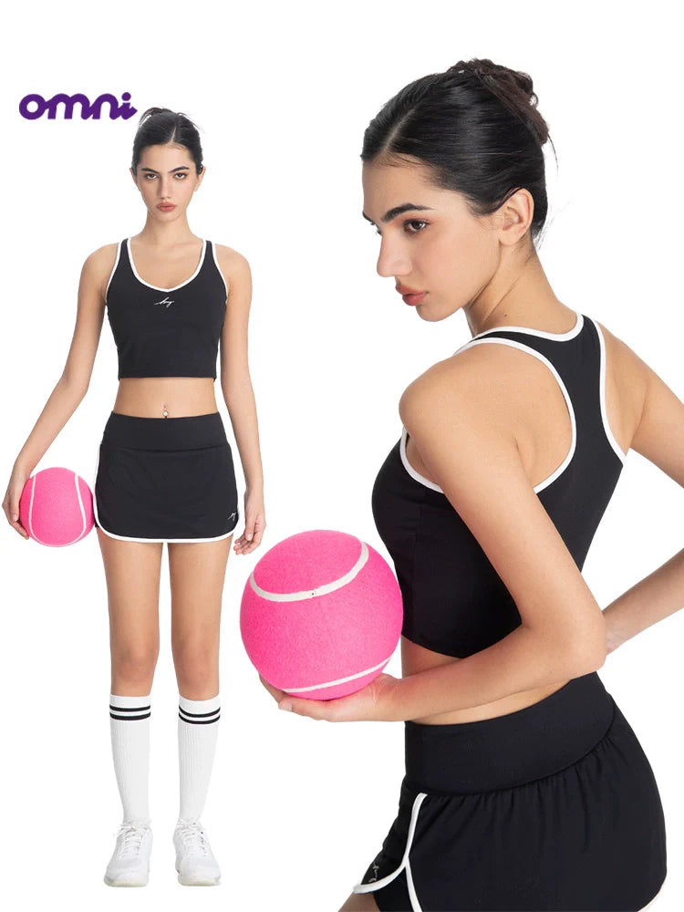 ABMY I-shaped Tennis Sports Sling Vest with Chest Pad