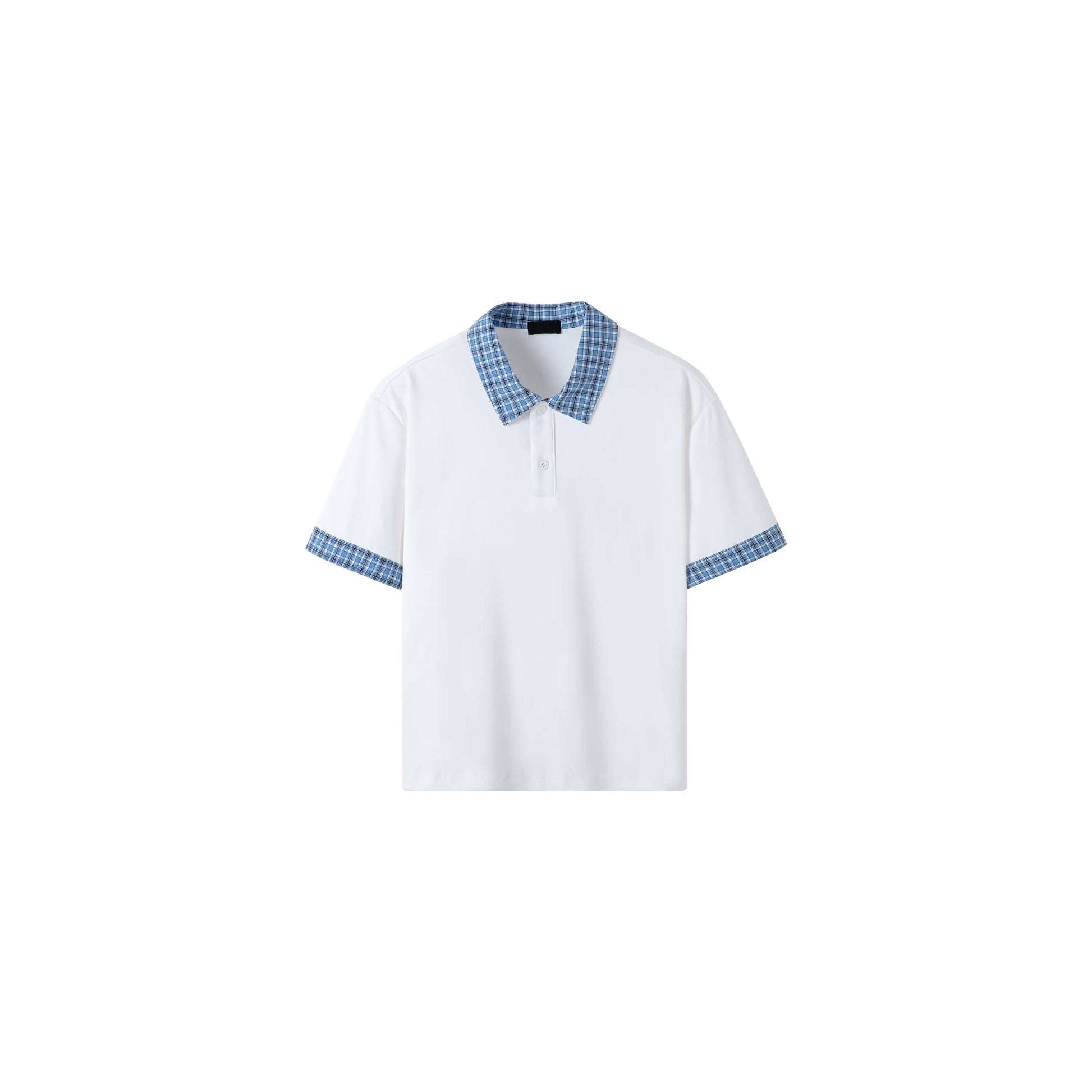PLUS NO LOGOmiu Color Matching Collar Polo Tee