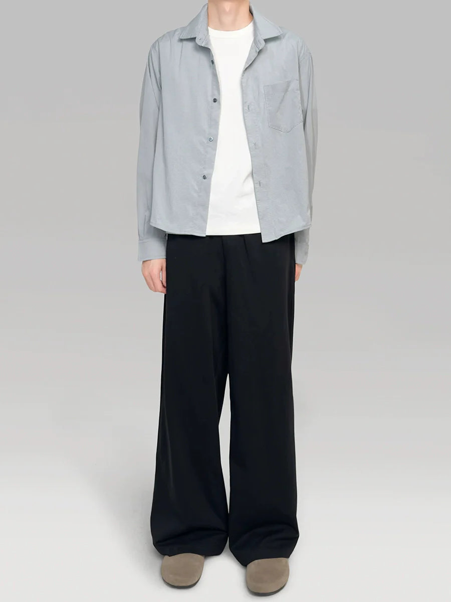 PLUS NO LOGO Original Yarn Sunscreen Striped Shirt