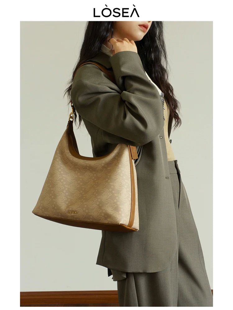 LOSEA Ruyi Moire Underarm Shoulder Bag