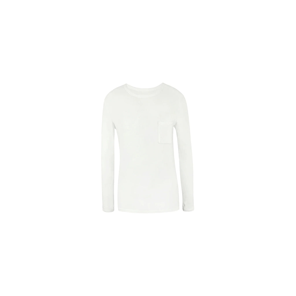 Jim Kennet Pocket Crew Neck Casual Long Sleeves