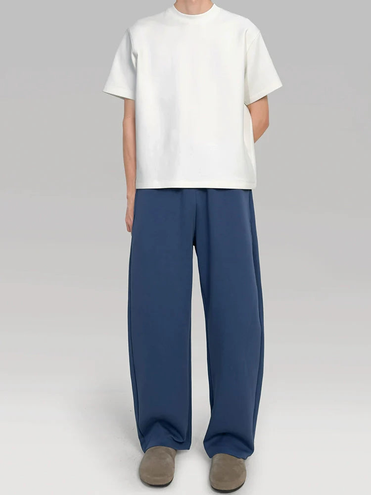 PLUS NO LOGO Lyocell Machete Straight Trousers