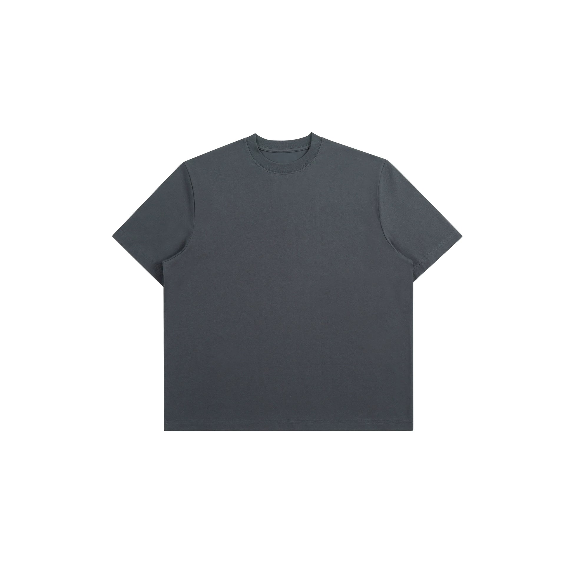 PLUS NO LOGO Small Neckline Short Wide Cool Tee