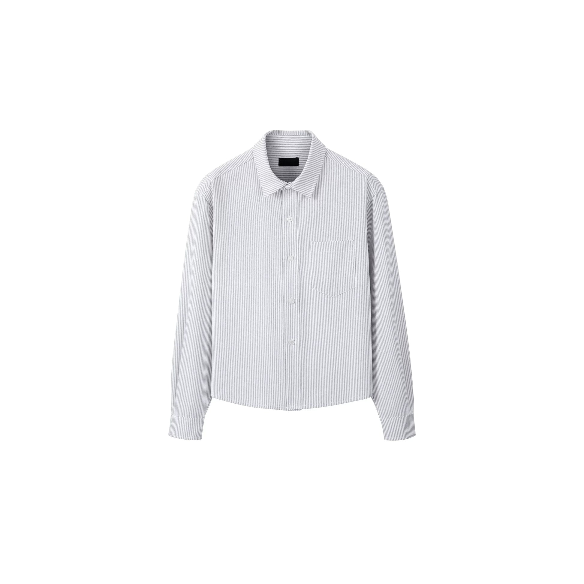 PLUS NO LOGO Striped Shoulder Shirt