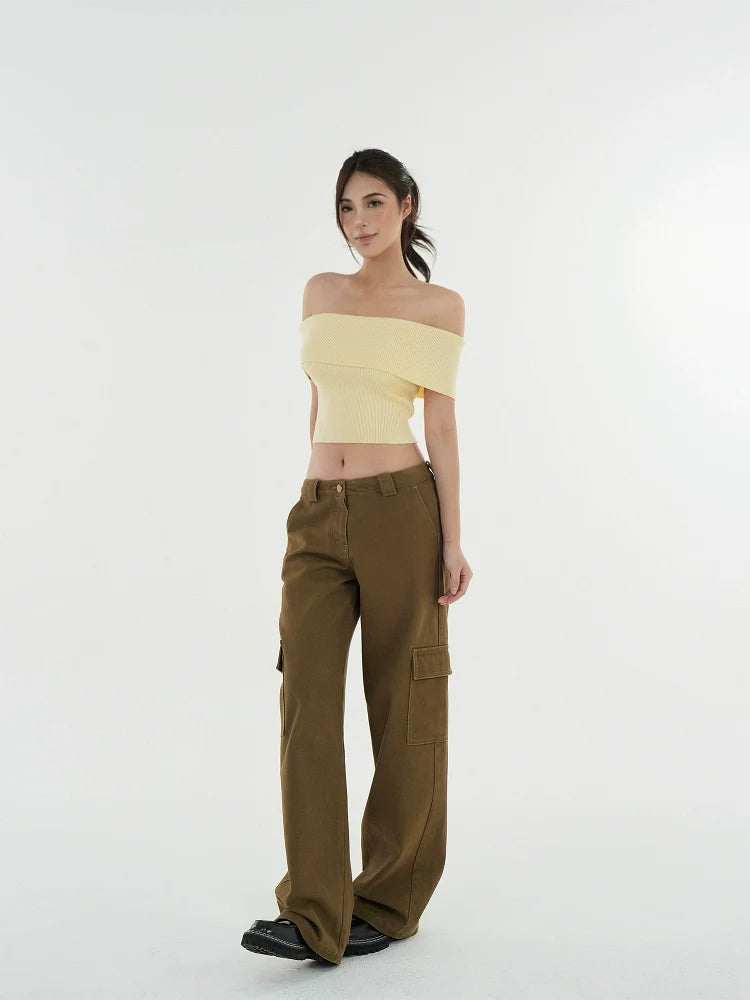 Jim Kennet Shoulder Short Slim Knit Tee