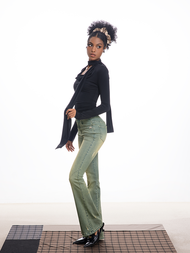 ABMY Slim and Skinny Spice Girl Pull Jeans