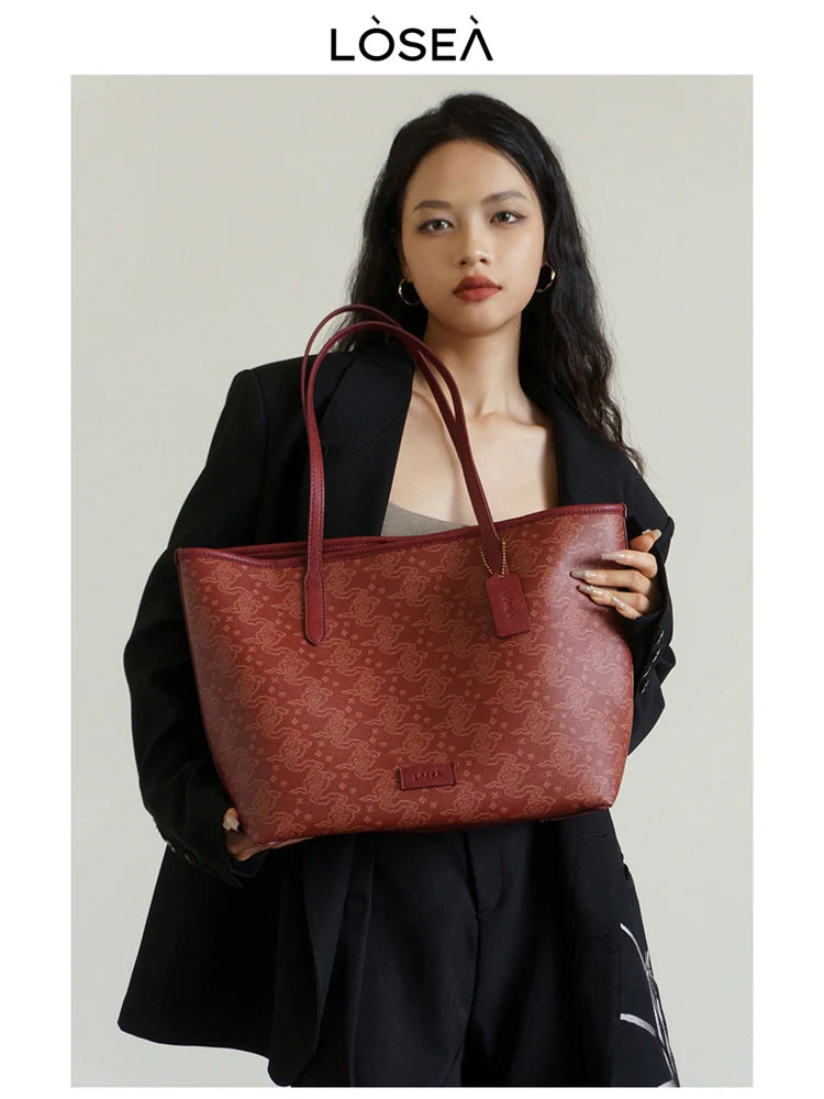 LOSEA Ruyi Moire Portable Tote Bag