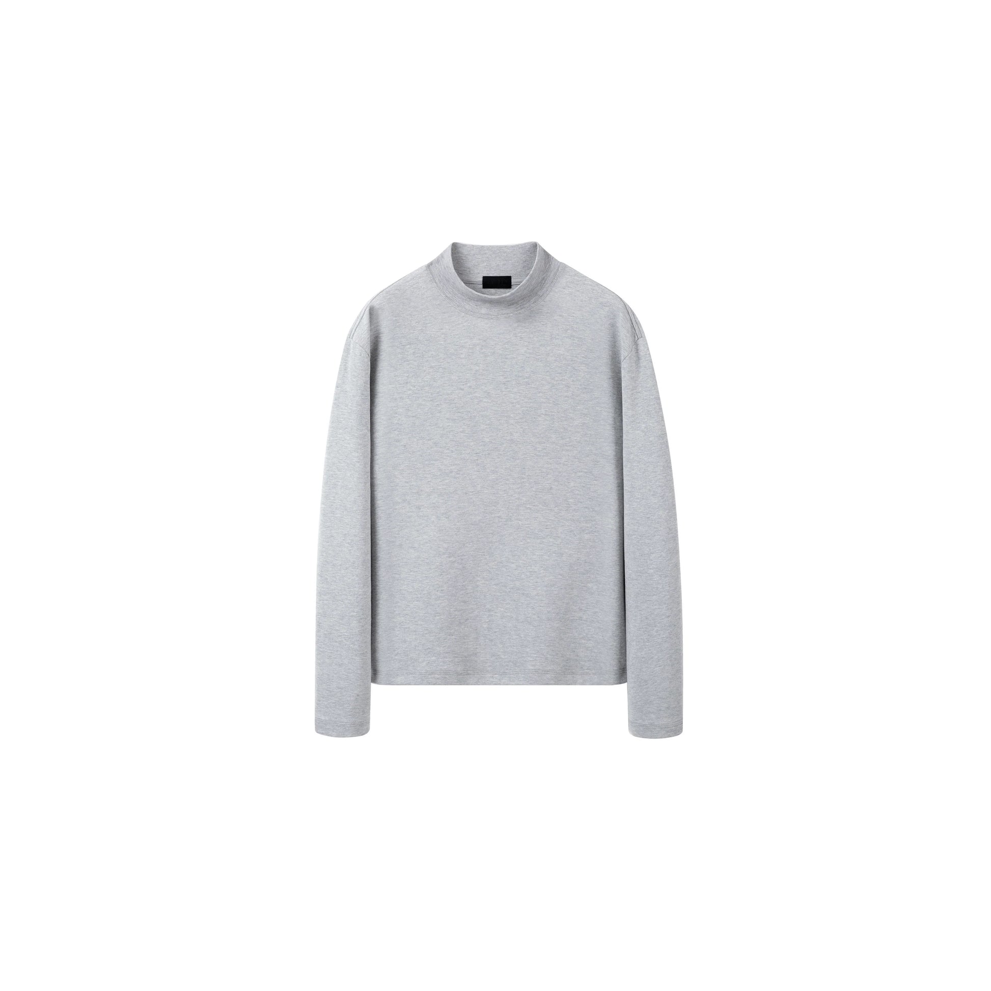 PLUS NO LOGO Warm Double-sided Polished Turtleneck Long Sleeves