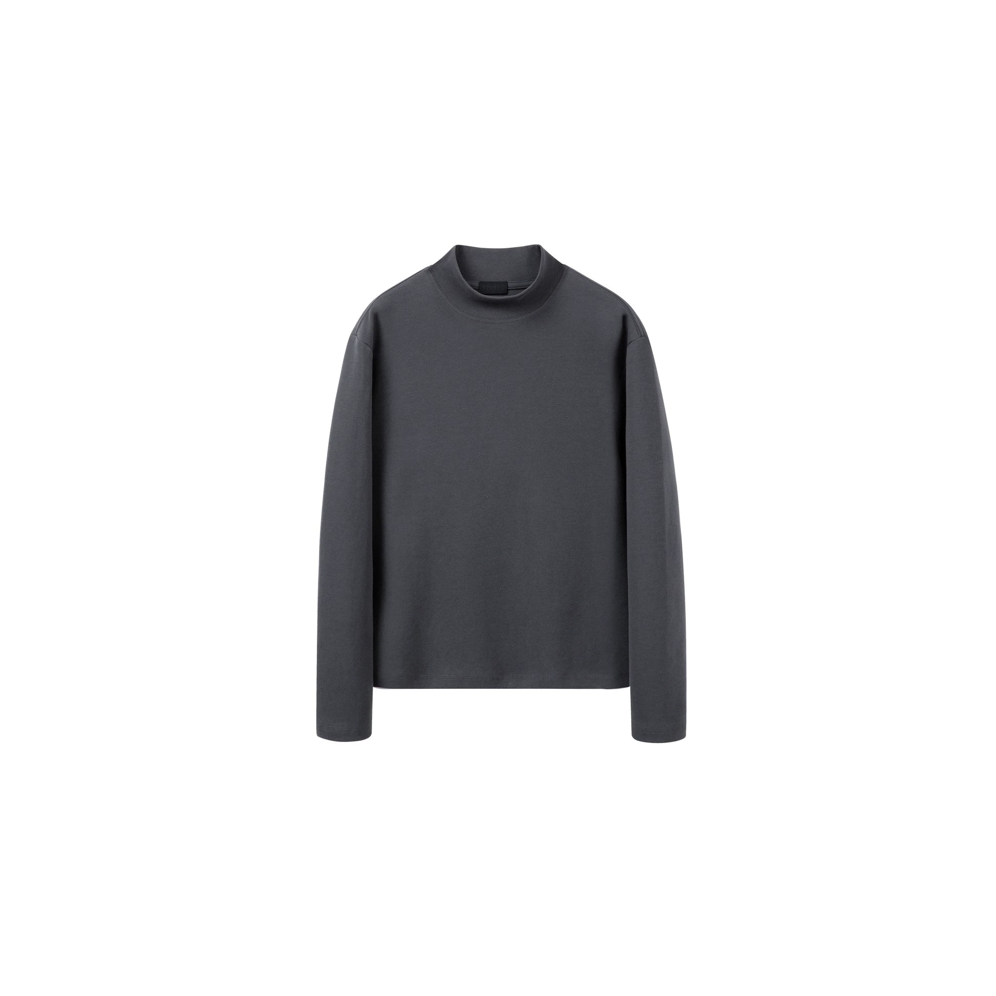 PLUS NO LOGO Warm Double-sided Polished Turtleneck Long Sleeves