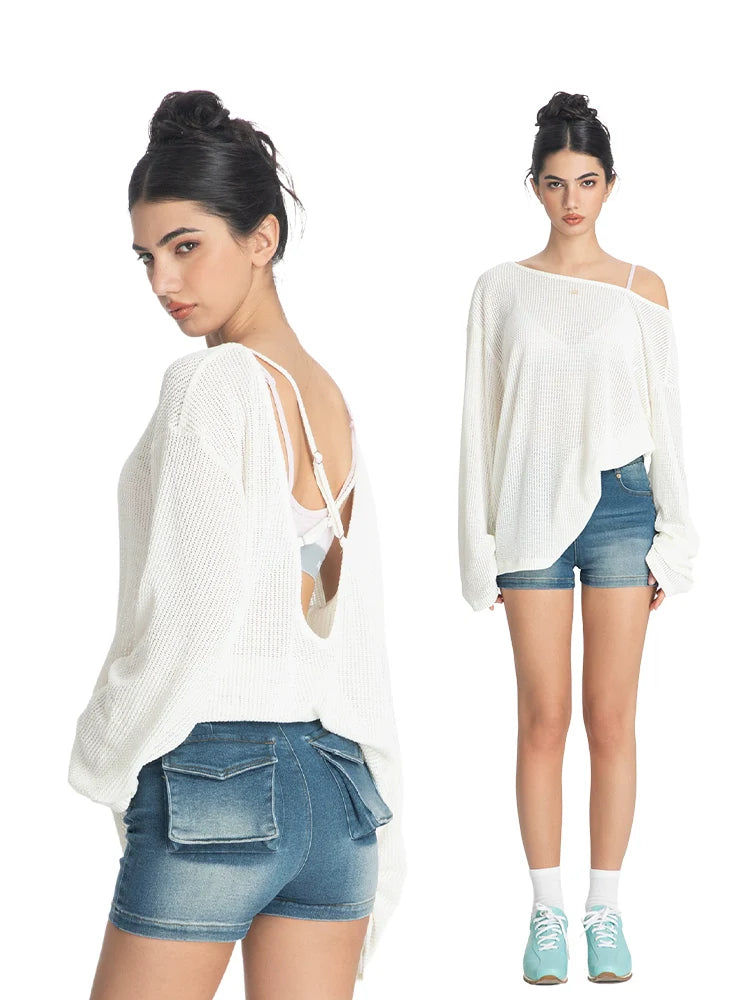 ABMY Hottie High Elastic Mid-rise Denim Shorts