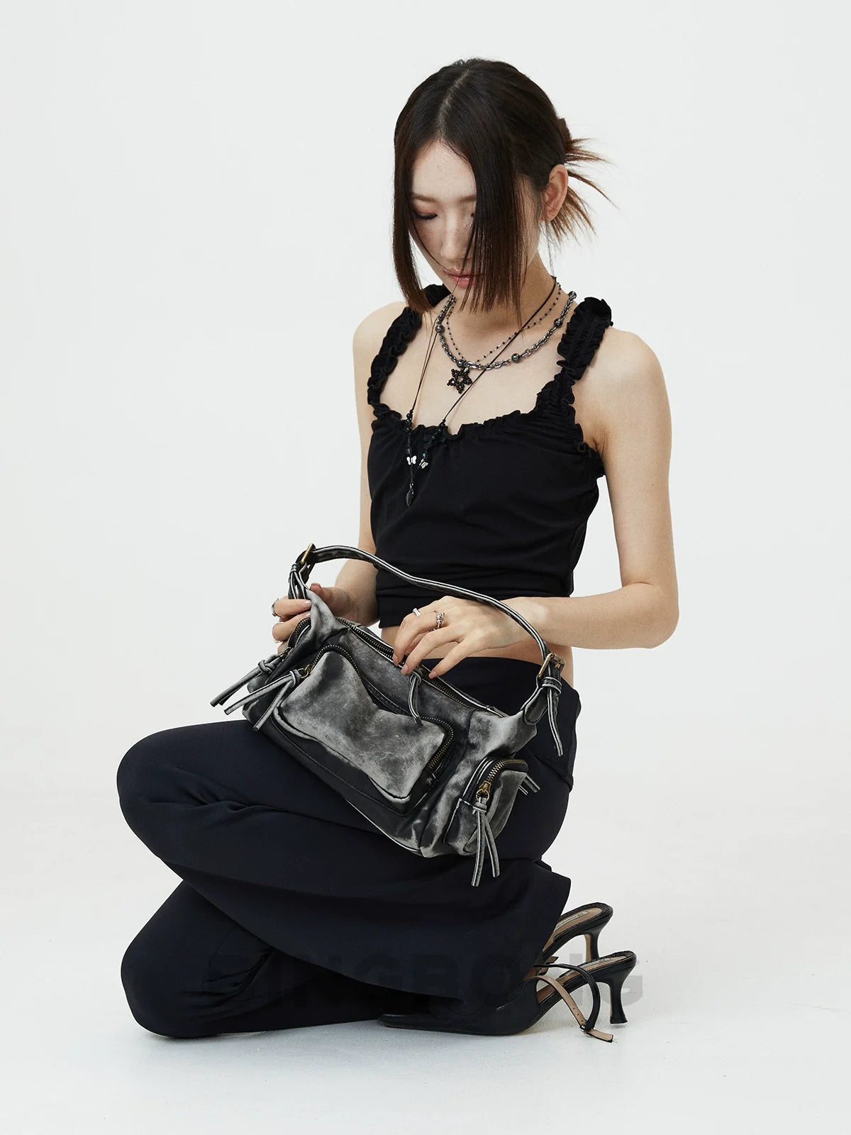 BINGBONG Retro Slack Niche Design Messenger Bag