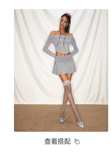 ABMY Thin Pleated Waist Pure Desire Ballet Skirt