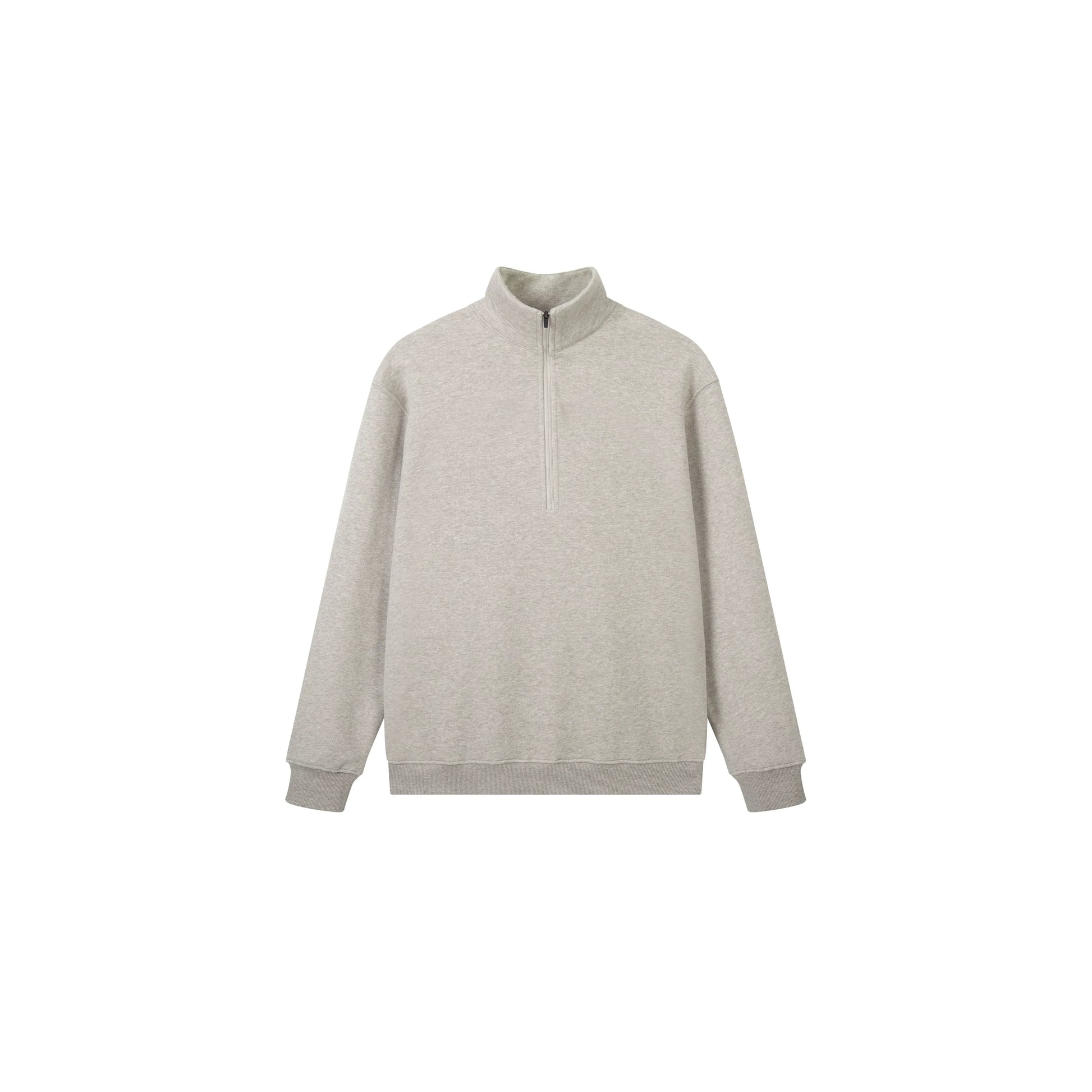 PLUS NO LOGO Half Zipper Polished Sweater