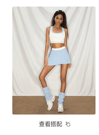 ABMY Tennis Irregular A-line Skirt