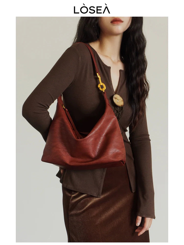LOSEA New Chinese Minimalist Underarm Bag