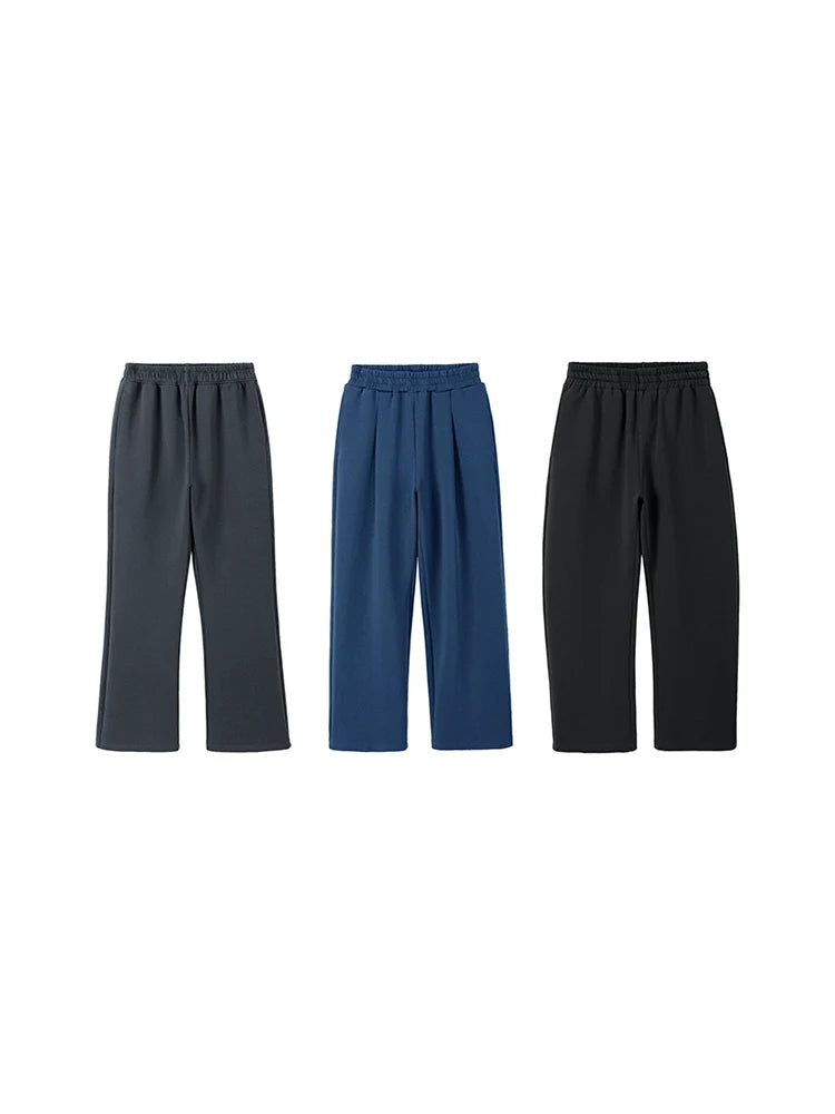 PLUS NO LOGO Lyocell Machete Straight Trousers