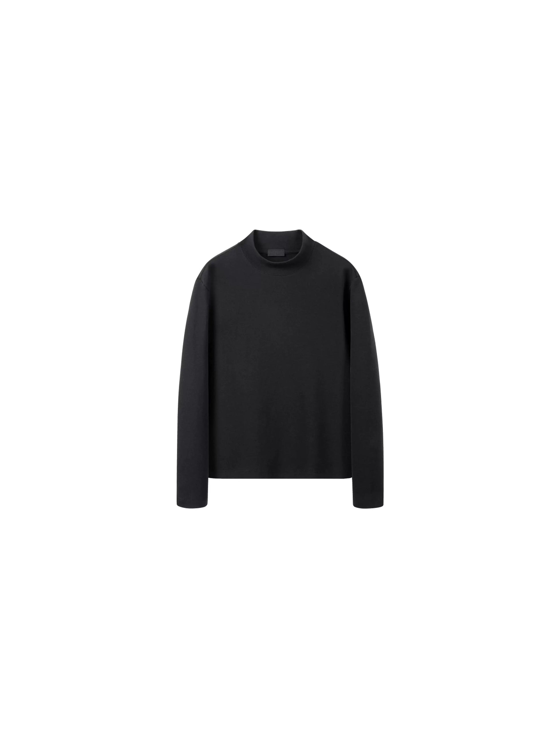 PLUS NO LOGO Warm Double-sided Polished Turtleneck Long Sleeves
