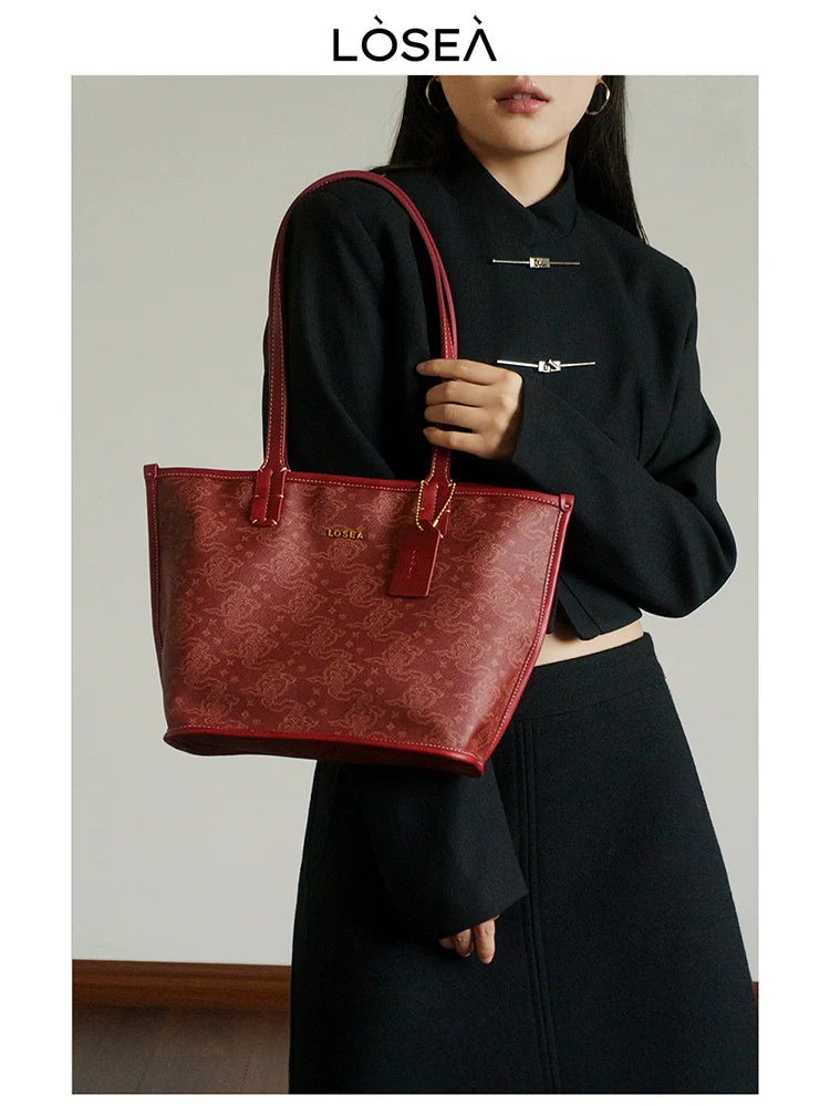 LOSEA Ruyi Moire Versatile Tote Bag