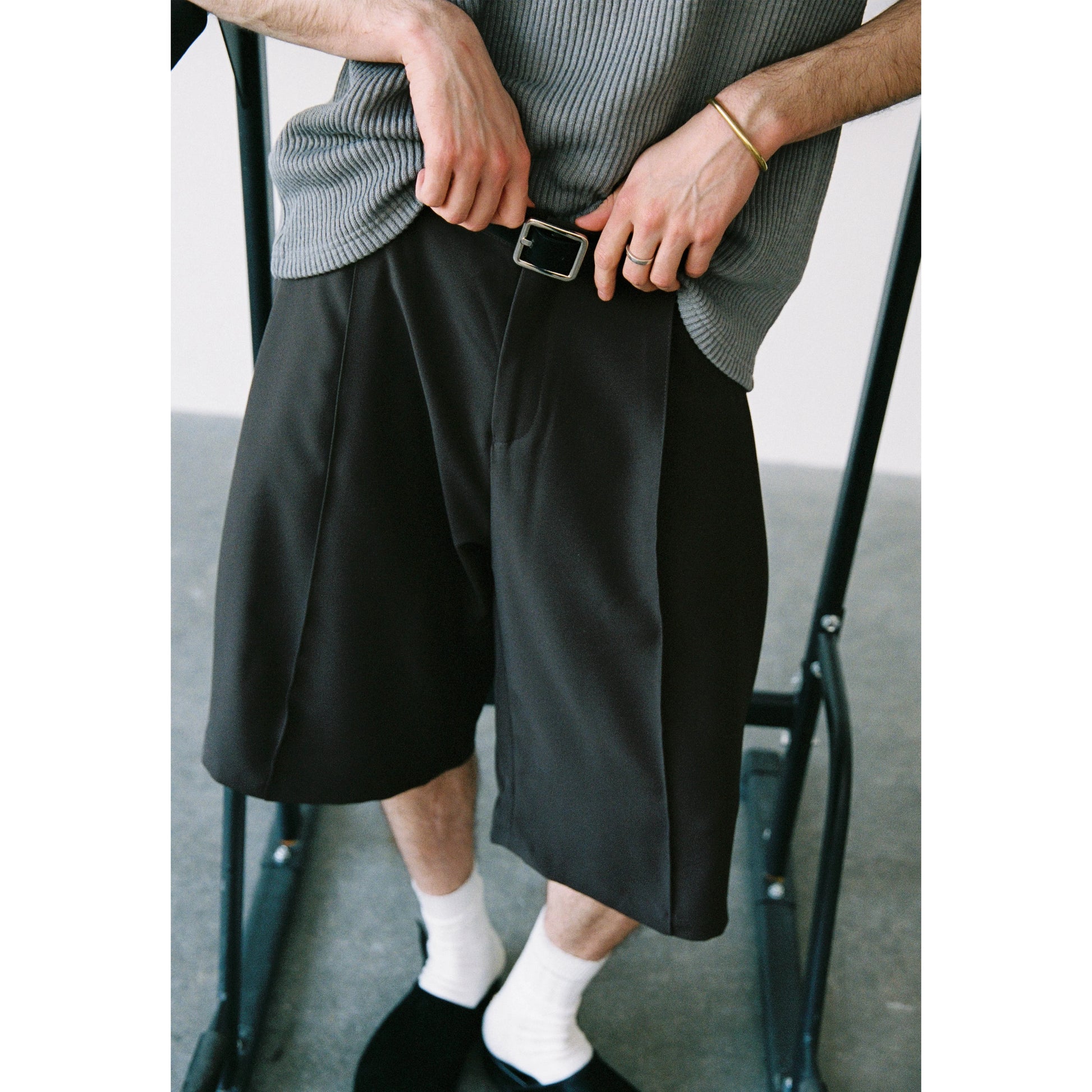 Anniehall Silhouette Functional Trousers Cropped Trousers