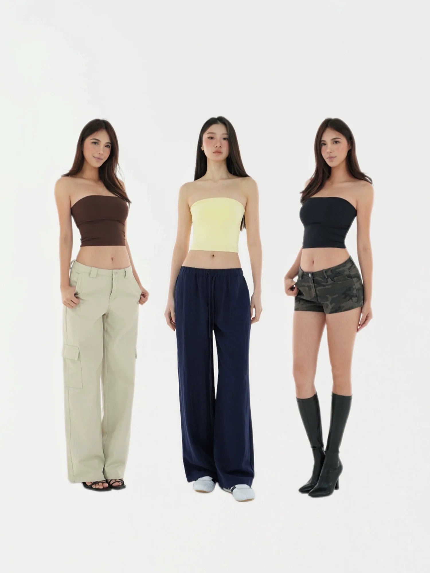 Jim Kennet Naked High Elastic Piece Tube Top