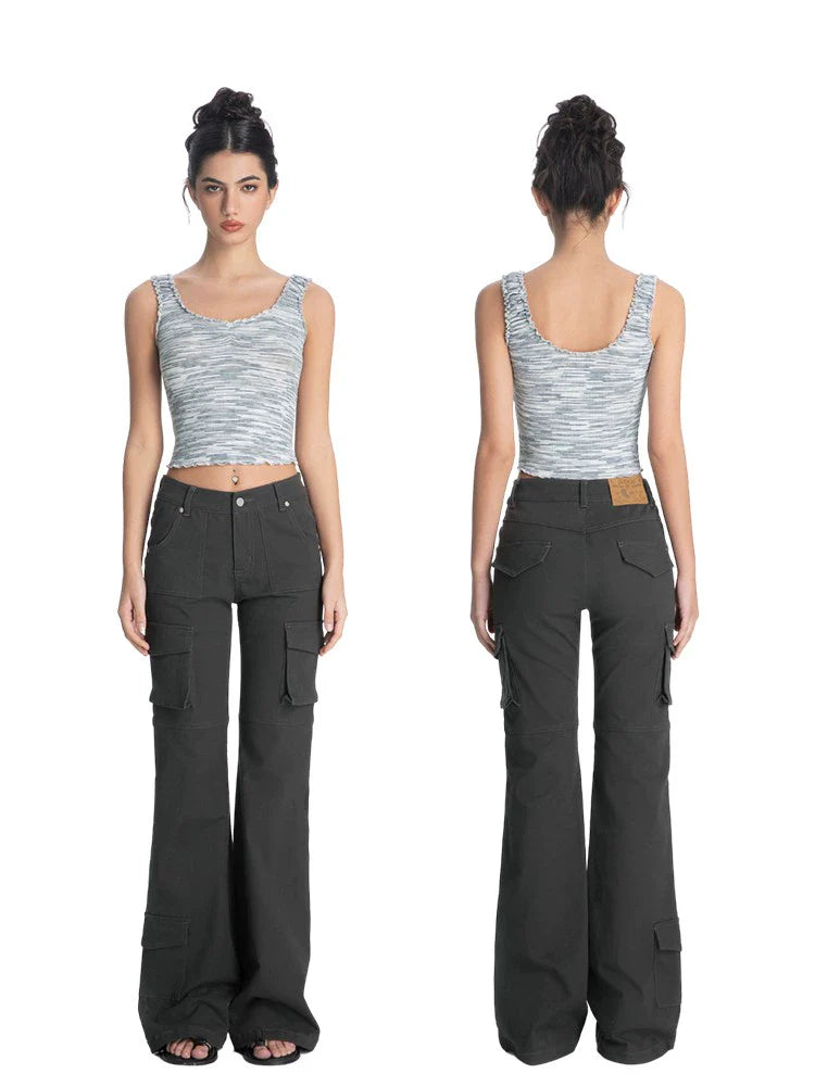 ABMY Fungus Edge Pleated Sling Vest