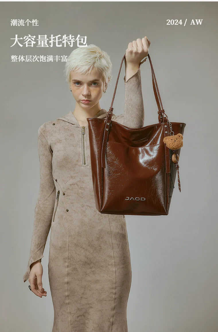 JACD Relaxation Large Capacity Commuter Tote Bag