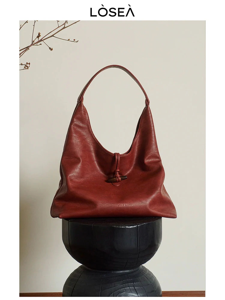 LOSEA New Chinese Minimalist Large Capacity Tote Bag