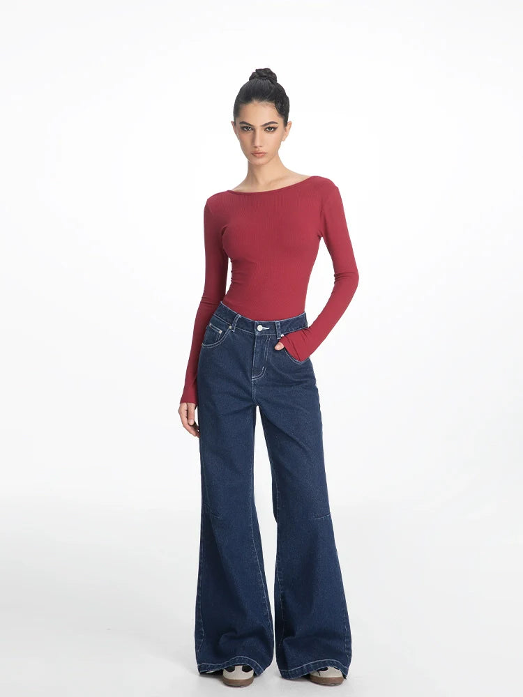 ABMY Loose Casual Versatile Ins Mopping Trousers