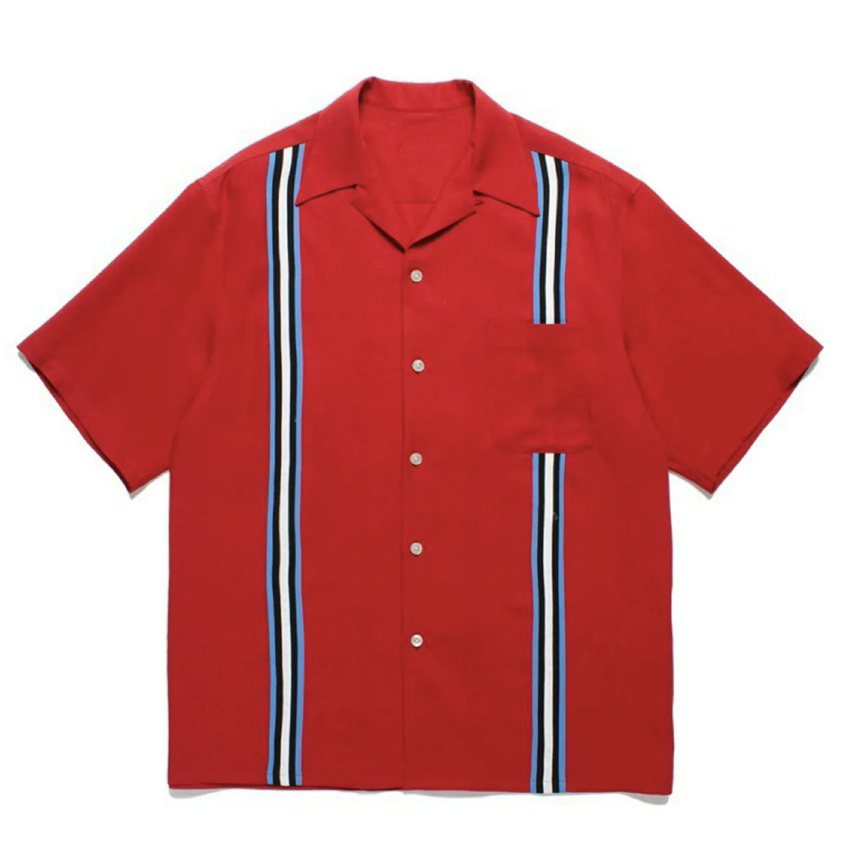 PUBLICRADIO Cuban Collar Summer Loose Short-sleeved Shirt